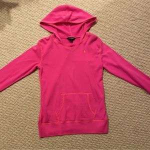 Ralph Lauren Girls Pink Lightweight Hoodie💗